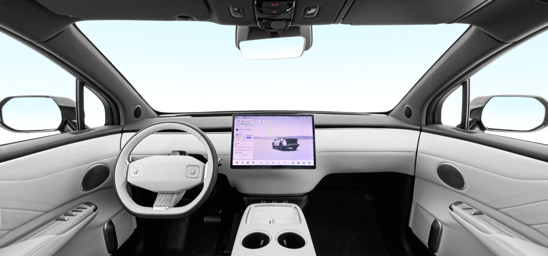 Гибридный автомобиль Changan Qiyuan E07 360